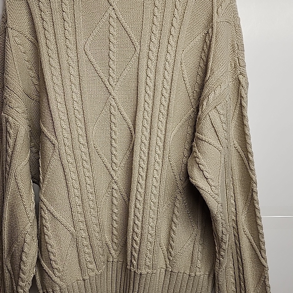 Cotton On Sz XL Cozy Classic Minimalist Cable Knit Sweater - Cream NWT - Picture 6 of 11